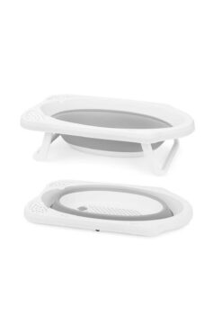 CKM silikon Katlanabilir Bebek Küveti -Çocuk Banyo Küveti Gri