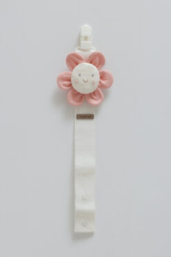 Caramell Kız Bebek Emzik Askısı Çiçek Desenli 0-24 Ay Uyumlu RENK-GÜLKURSU