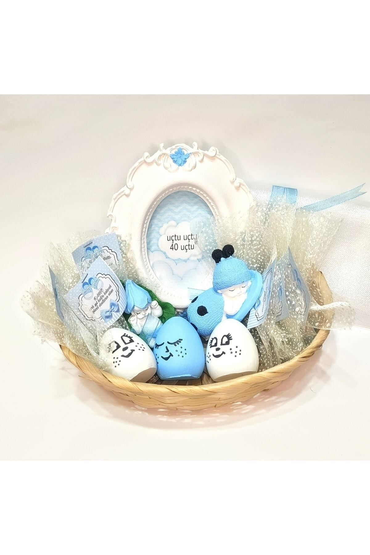 Nazenindusleri Mini Kırk Uçurma Sepeti Erkek Bebek 40 Uçurma Sepeti - Görsel 3