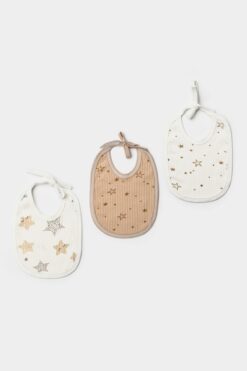 Bebe wini (3 ADET) BEBEWİNİ %100 Organik Pamuklu Çift Katlı Bebek Önlük