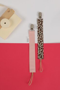 KARAMİLA 2’li Set %100 Pamuk Emzik Askısı - Bebek Hediyesi - Emzik Zinciri- Emzik Tutacağı