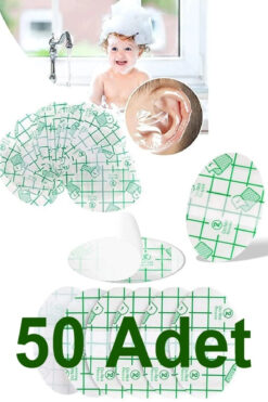 NİLİN VADİSİ 50 Adet Su Geçirmez Kulak Koruyucu Yapışkanlı Bant Seti