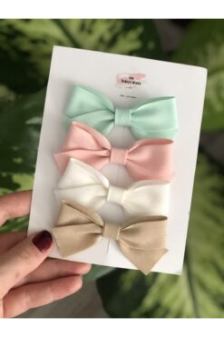 My Baby's World Fiyonk Modeli 4 Lü Bebek Çocuk Toka Seti