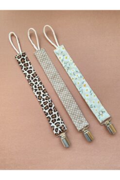 Le Petite Histoire Emzik Askısı - Emzik Zinciri %100 Pamuk - Yıkanabilir