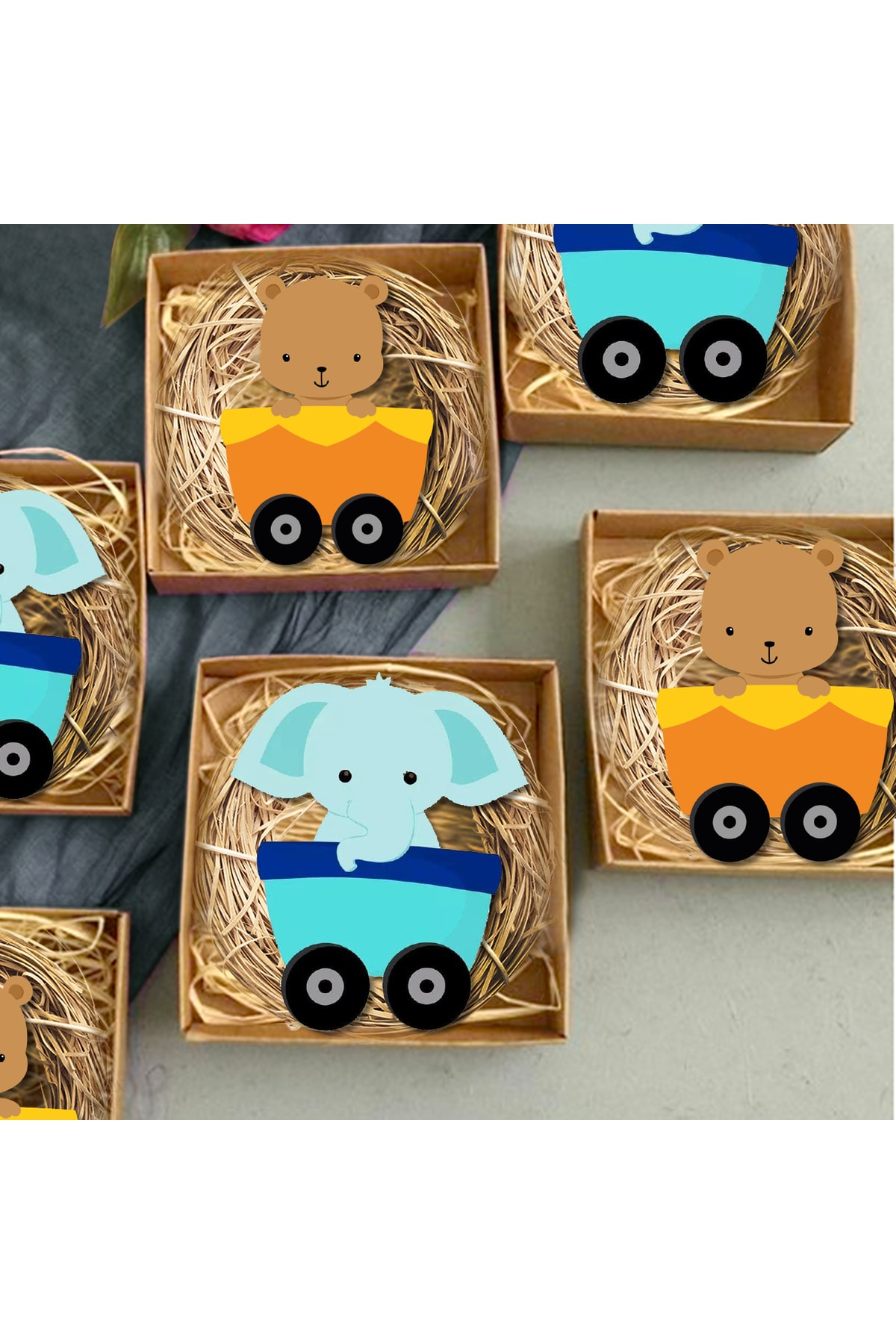 HET Concept 20 Adet Kişiye Özel Hediye Magnet Hediyelik Bebek Çocuk Doğum Günü, Sünnet Ve Parti Magneti Mdl708