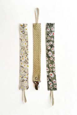 Stickki Emzik Askısı - Bebek Emzik Askısı - Emzik Zinciri - Emzik Zinciri %100 Pamuk - Yıkanabilir