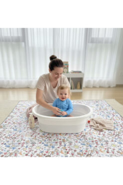 yorni 145x100cm, Küvet ve Banyo Oturağı Altı için %100 Su Geçirmez Çok Amaçlı Örtü, Yıkanabilir