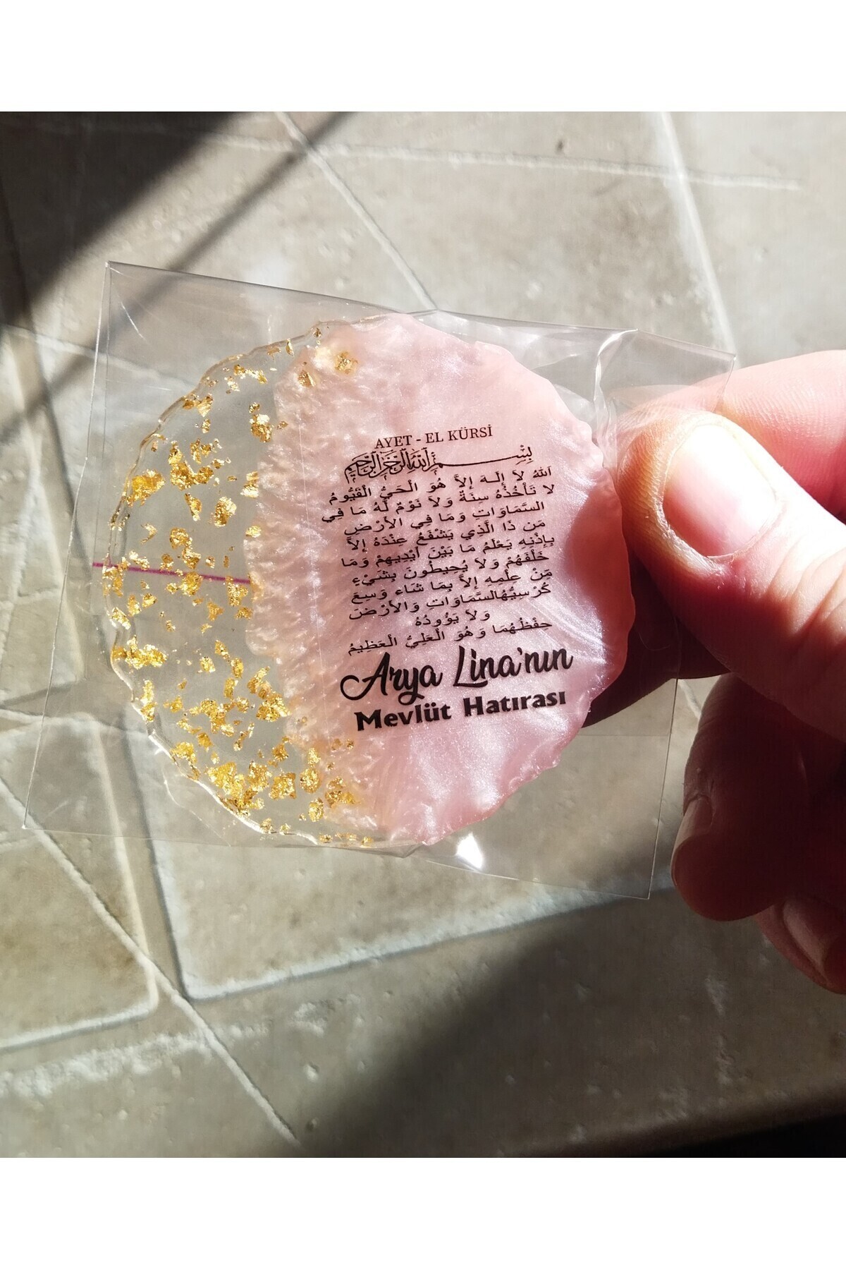 ErenAksesuar Pembe Epoksi Magnet 15 Adet Sünnet Doğum Günü Mevlüt Söz Nişan Nikah Kına Düğün Kuran Hediyelik - Görsel 2