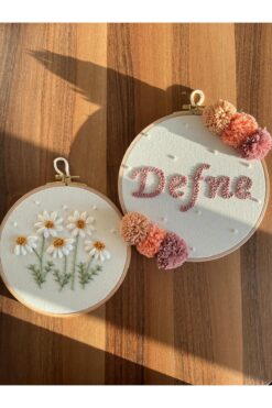 punch passion Bebek Kapı Süsü Seti/ Hastane Odası Kapı Süsü (21,5cm ve 18,5cm) isimli Kapı Süsü- Model: PPS009