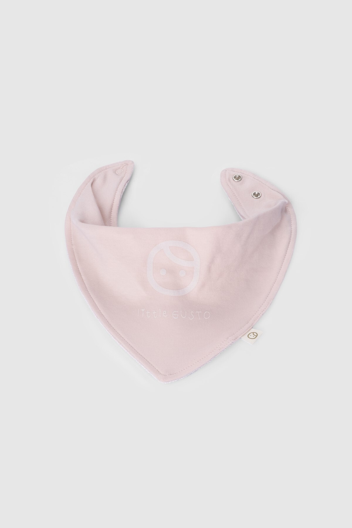 Little Gusto Sıvı Geçirmez Pembe Fular Önlük Standart - Görsel 2