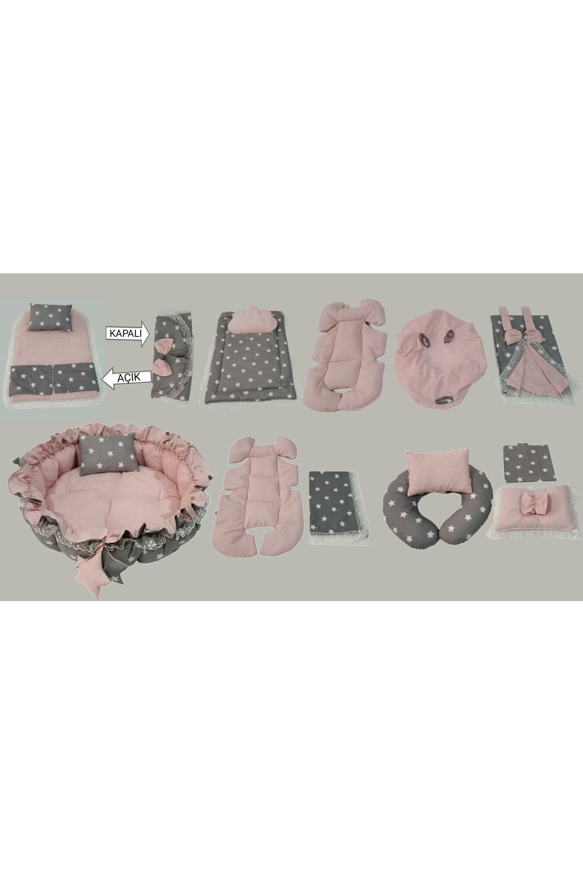 BAŞKAYA SHOPPİNG BABY NEST YUVARLAK 14 LÜ FUL SET
