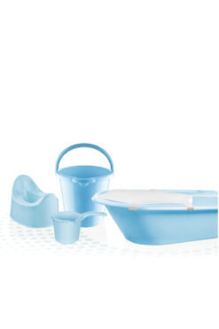 Waldern Home 5'li Banyo Tuvalet Seti Mavi