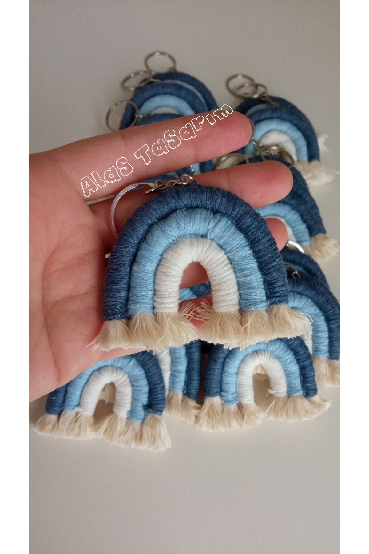 Büşra Uynk Makrome Bebek Hediyeliği Alas Tasarım kişiye Özel - Görsel 2