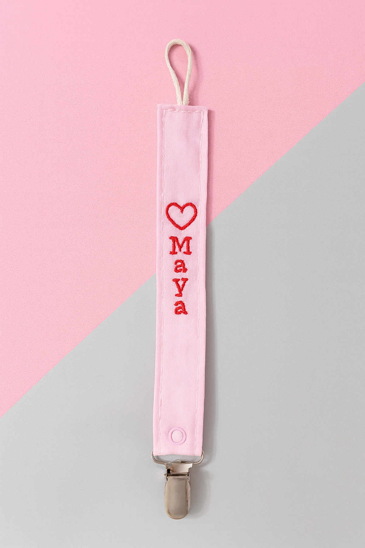 MinnieBee İsimli Bebek Emzik Askısı