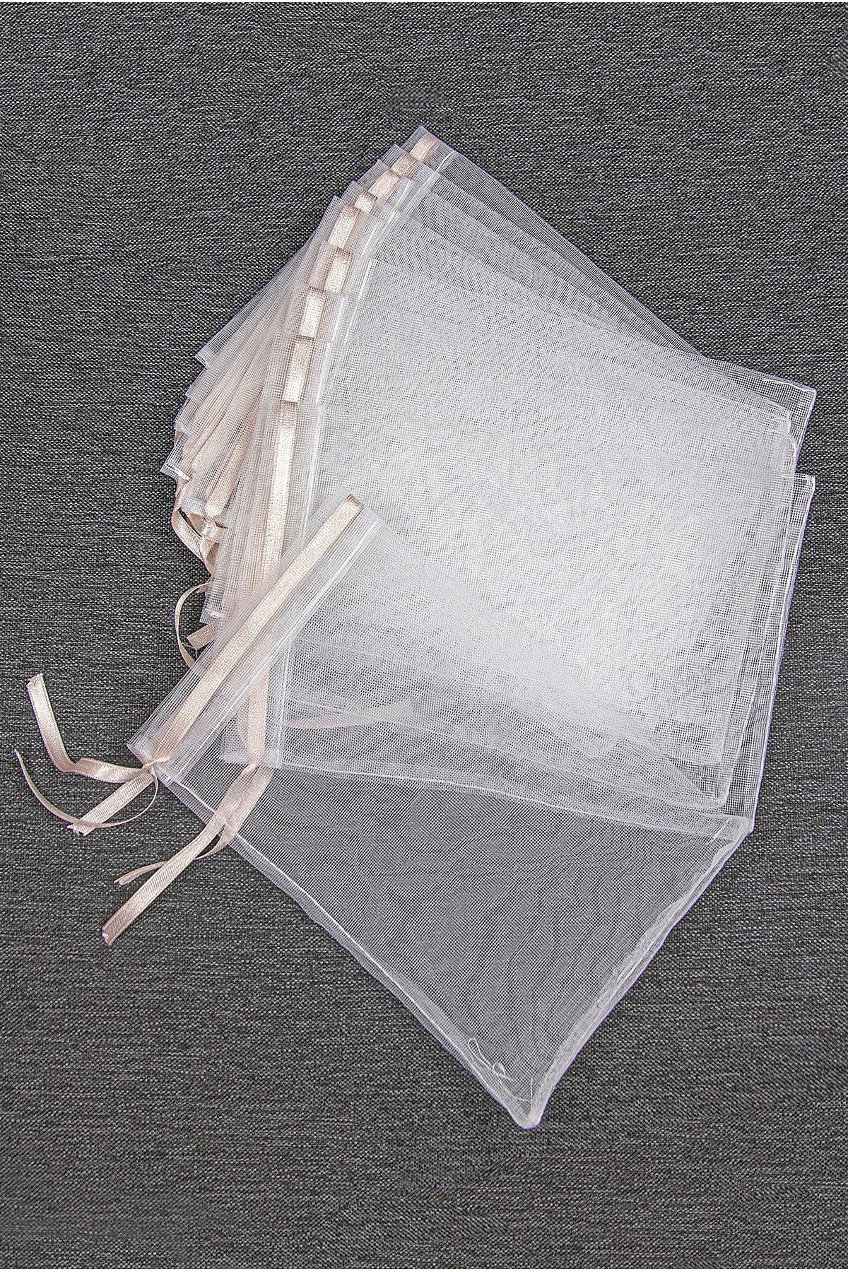 ihvan online 10 Adet Çanta Boy Tül Kese 12x16 cm