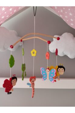 BalıkHediyelik Bebek Beşik Süsü Dönence –organik Dekorasyon Montessori-2003