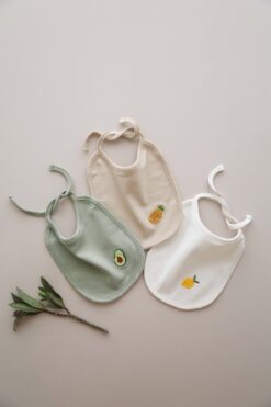 OhlalaKoala 3lü Biyeli Bebek Önlüğü 0-3 Ay Model 3