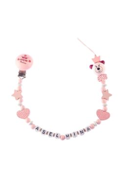 Sahi Aksesuar Sahi Aksesuar Isimli Emzik Zinciri - Emzik Askısı - Bebek Hediyesi Bez068