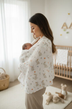 FG Store %100 Pamuk Müslin Emzirme Önlüğü