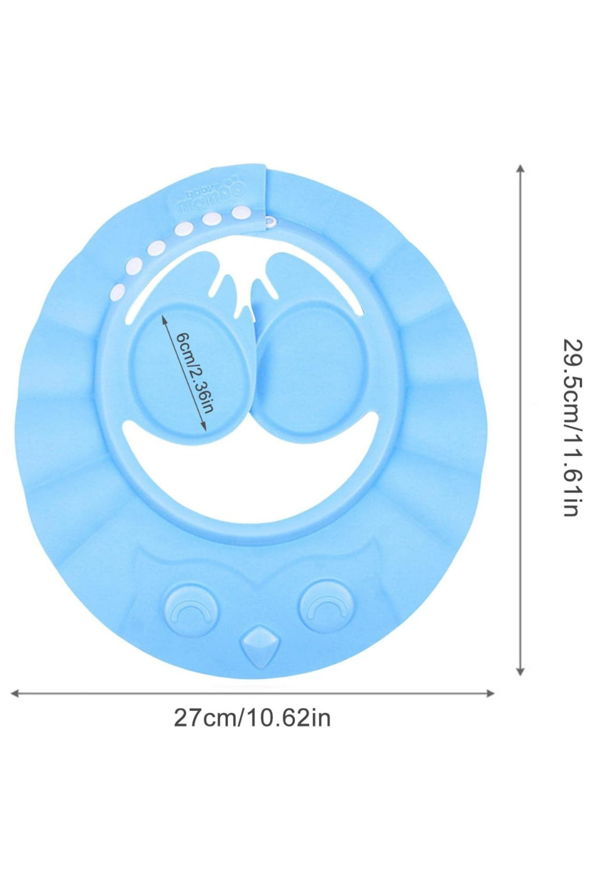 omilife Pembe Renk Ayarlanabilir Bebek Duş Başlığı Bebek Güneş Şapkası Göz Kulaklara Su Kaçmasını Engeller - Görsel 3