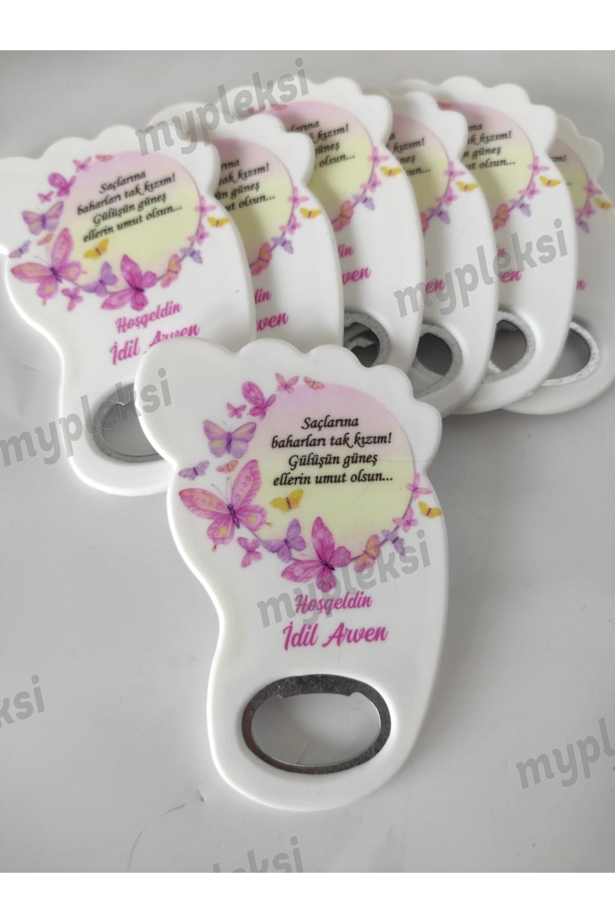 mypleksi Kelebekli Ayak Açacak Magnet 10 Adet - Görsel 3