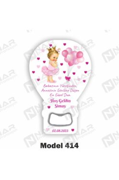 Nar Promosyon 30 Adet Balon Açacak Magnet Sünnet Hatırası - Arkası Mıknatıslı - Ambalaj Dahil