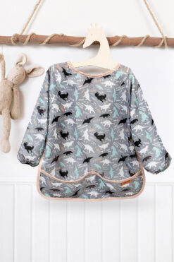 HAMUR Proof Uzun Kollu 4-6 Yaş Sıvı Geçirmez Etkinlik Mama Aktivite Anaokul Kreş Bebek Çocuk Önlüğü Junior