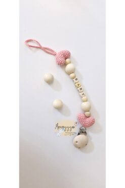 Merveyyyra Kalpli İsimli Emzik Askısı İsim Yazılır