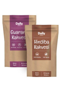 Daily Herbal Hindiba Kahvesi & Guarana Kahvesi 2x150gr