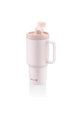 KORKMAZ Freedom 1 Litre Pudra Pembe Pipetli Bardak Termos A5577-1