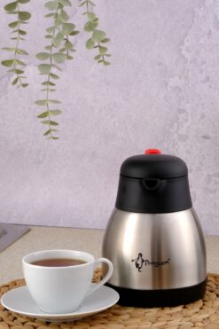 Penguen Paslanmaz Çelik Çay Termosu 1 Litre | 12-24 Saat Soğuk, 8-12 Saat Sıcak Tutma | Paslanmaz Çelik