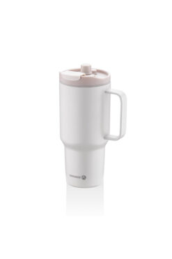 KORKMAZ Freedom 1 Litre Bej Pipetli Bardak Termos A5577-2