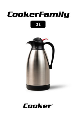 Cooker Çiftkatlı Çelik Termos 2 Lt