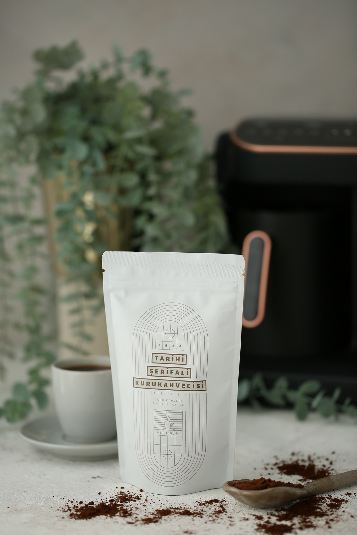 Tarihi Şerifali Kurukahvecisi Türk Kahvesi 100 gr (4 ADET) - Görsel 2