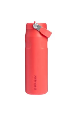 Stanley The IceFlow Flip Straw Lid 2.0 Pipetli Termos 0,70 Lt Hot Coral