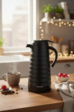 Bernardo Nora 2 Litre Çelik Termos Siyah