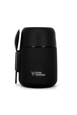 Star Termos Thermbox 500 ml Paslanmaz Çelik Yemek & Mama Termosu - Siyah
