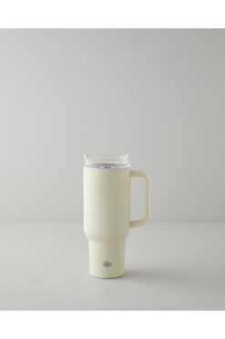 English Home Good Mood New Etna Çelik Termos 900 ml Krem