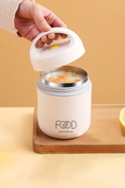 Weather Forecast 304 Çelik 510 ml Taşınabilir Yemek Mama Saklama Kabı (Sıcak Tutmaz) cin415by