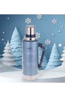 GİNT 10. YIL RENGİ Termos 24 Saat Sıcak 12 Soğuk Tutabilen Kaliteli Vakumlu Çelik Termos