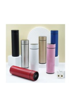 Fırsat7 Dijital Sıcaklık Göstergeli Termos 500ml Demleme Üniteli Vakum Pedli Akıllı Termos Premium Kalite