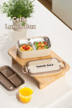 Porsima Çelik Hazneli Tekli Yemek Termosu