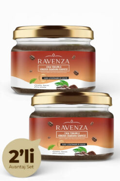 ravenza 2 li set Chia Tohumlu Hindiba Guarana Kahvesi 1 Aylık (60 Kullanım ) Net 150gr