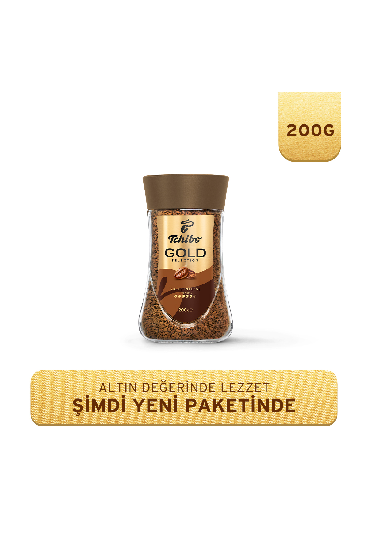 Tchibo Gold Selection Çözünebilir Kahve 200 g - Görsel 2