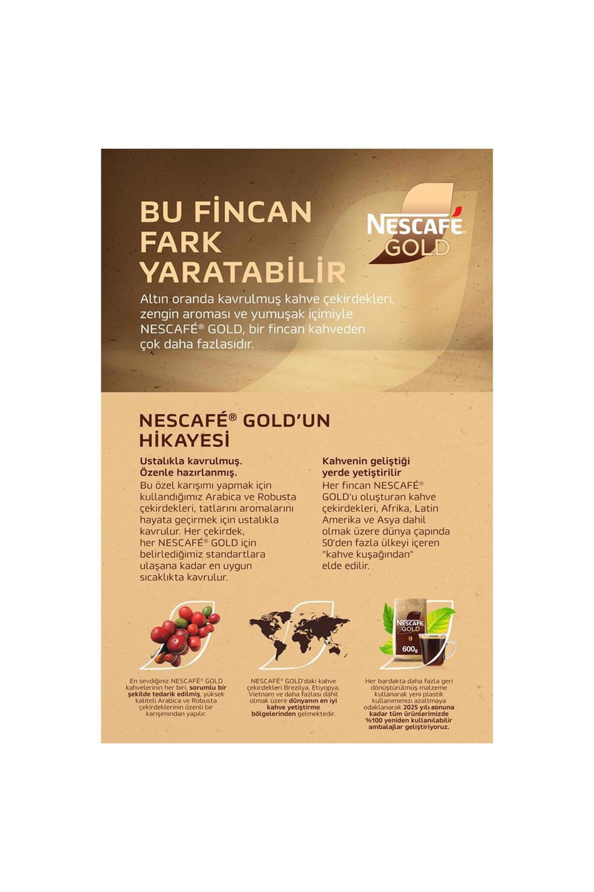 Nescafe Gold Kahve Poşet 200 g - Görsel 2