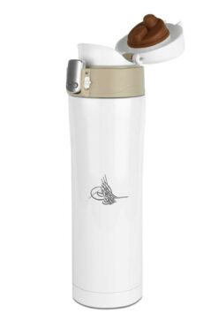 tusah Çift Katman Paslanmaz Çelik 500 ml Termos Osmanlı Tuğralı