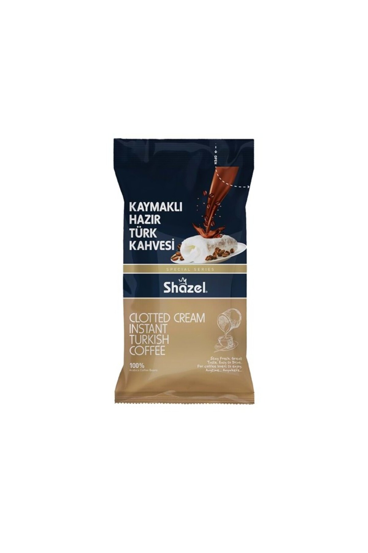 Shazel Kaymaklı Hazır Türk Kahvesi 12G Tek İçim