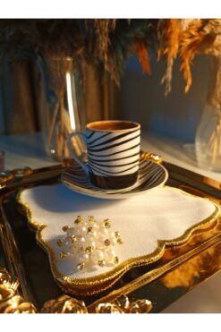 erayceyiz 6 Adet Kahve Sunum Peçetesi