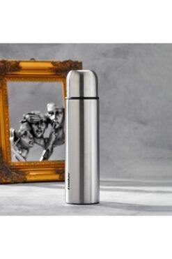 Go İthalat 0.75LT KROM TREND TERMOS PASLANMAZ ÇELİK - SIZDIRMAZ KAPAK = BARDAK (5314)