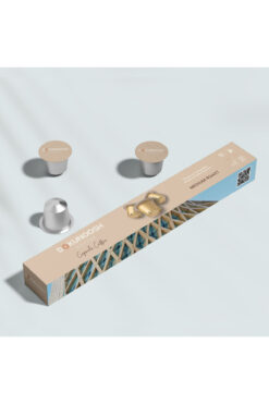 Dokunoosh Nespresso Uyumlu Aluminyum Kapsül Kahve Premium Roast (Sweet Karamel) 10'luk (Espresso)